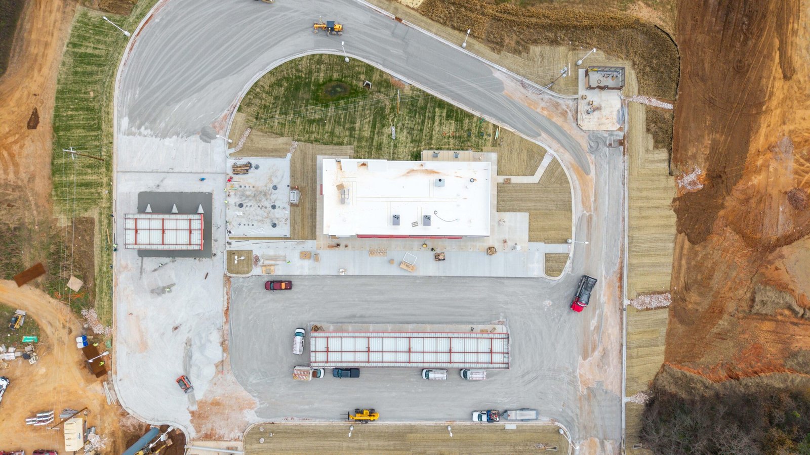 400 feet birds eye view of circle k property
